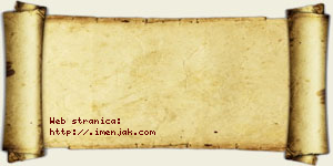 Irena Miljaković vizit kartica